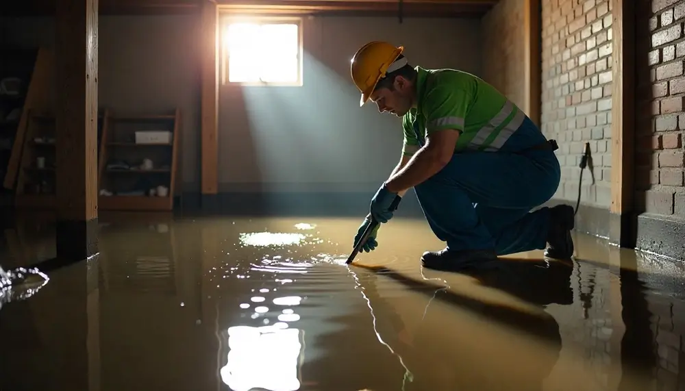 Professional water damage restoration services in New London, WI